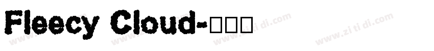 Fleecy Cloud字体转换